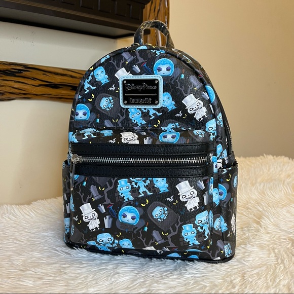Loungefly Disney Halloween Haunted Mansion Ghosts Mini Backpack